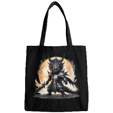 Discover Chibi dragonwarrior Battle Pose in Full armor Bags