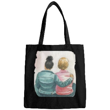 Discover Watercolor Lesbian Couple Bags