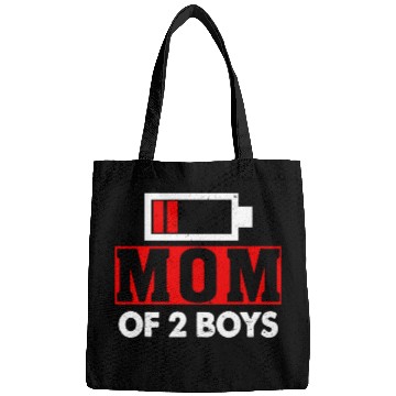 Discover Mom of 2 Boys Mom and Son Matching Mom Gifts Bags