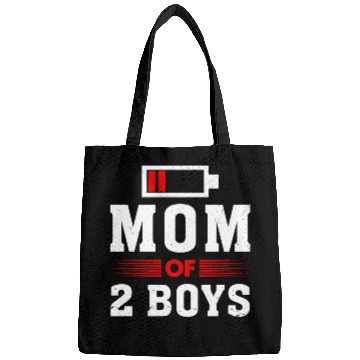 Discover Mom of 2 Boys Mom and Son Matching Mom Bags