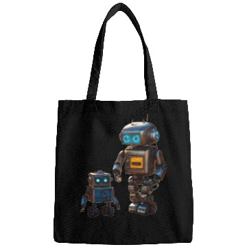 Discover Two robot friends Bags