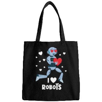 Discover I Love Robots Red Heart Robotics Class Engineer Bags
