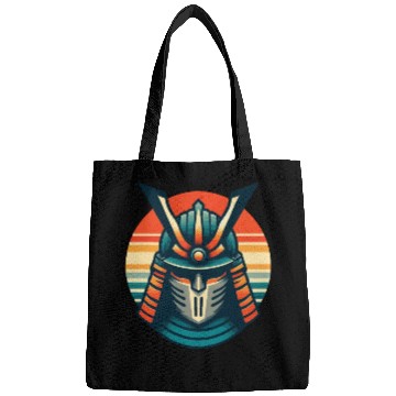 Discover Retro Samurai Vector Art Bags