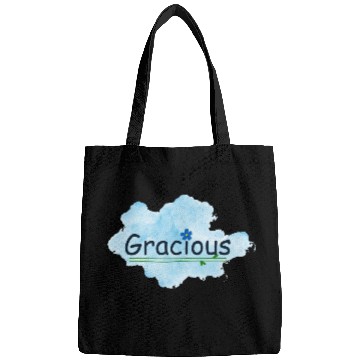 Discover Gracious Word in the Blue Cloud Bags