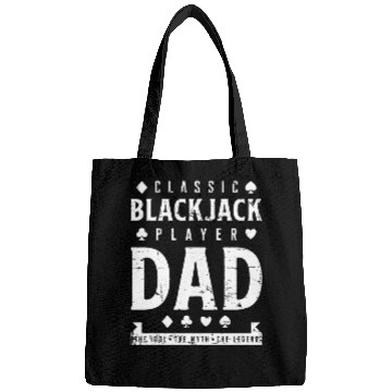 Discover Classic Blackjack Player Dad The Idol Playing Card Bags