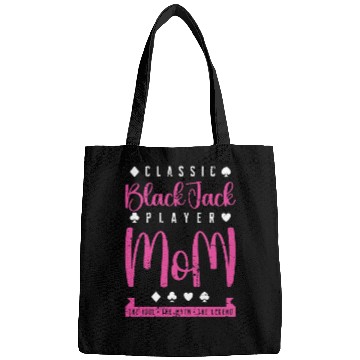 Discover Classic Blackjack Player Mom The Card Game Lover Bags