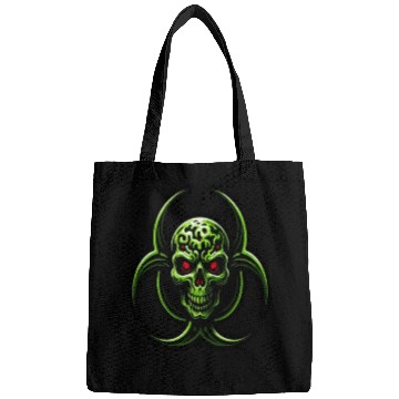 Discover Green Biohazard Zombie Alien Bags