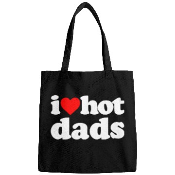 Discover I Love Hot Dads Bags