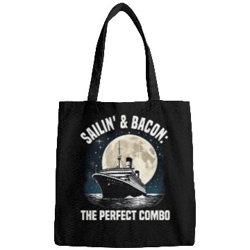 Discover Sailing And Bacon Perfect Combo Cruise Ship Bags
