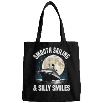 Discover Smooth Sailing And Silly Smiles Cruise Ship Bags