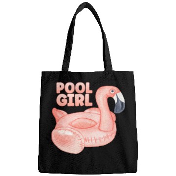 Discover Pool Girl Flamingo Floatie Swimming Pool Bags