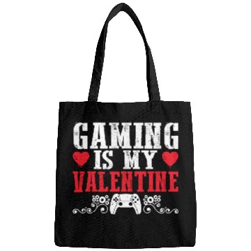 Discover Funny Valentines Day Bags for Gamers Gaming is my