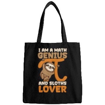 Discover Pi Day Math Genius And Maths Lover Sloth Bags