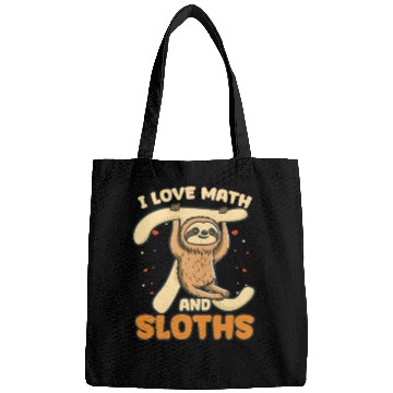 Discover Pi Day I Love Math And Sloths Bags