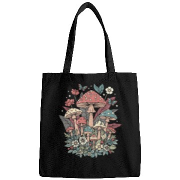 Discover Mushroom Cottagecore Naturecore Bags
