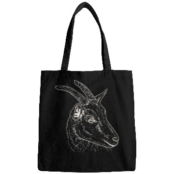 Discover Goat Head - Line Art Bags