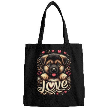 Discover German shepherd puppy Bags