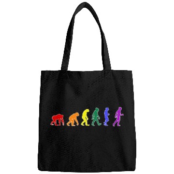 Discover Rainbow Evolution (White Outline) Bags