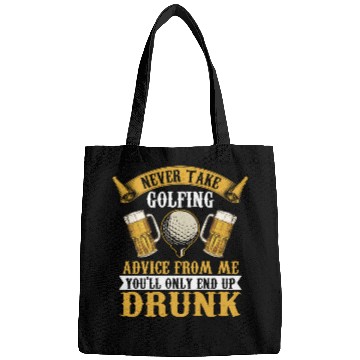 Discover Funny golf beer golfing Bags