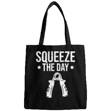 Discover Squeeze The Day Workout Gym Quote Bags