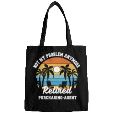 Discover Retirement gift idea Retired purchasing-agent Bags
