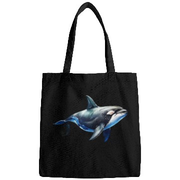 Discover killer whale Bags