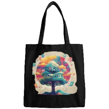 Discover Stay positive Bags