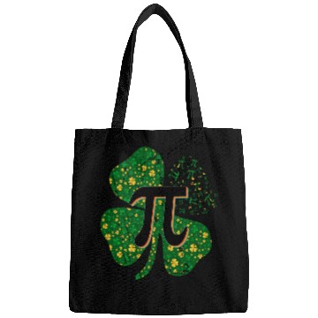 Discover Irish Math 3.14 Pi Day Shamrock St Patrick's Day Bags