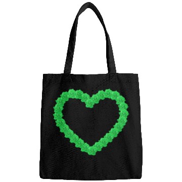 Discover Green Rose Wreath St. Patrick's Day Bags