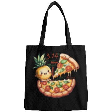 Discover pi day math Pineapple pizza Toppings Bags