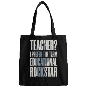 Discover Funny Music Teacher - Educational Rockstar Bags