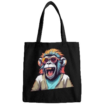 Discover Retro Laughing Monkey Bags