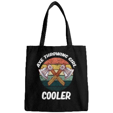 Discover Axe Throwing Girl Cooler Chainsaw Bushcraft Bags