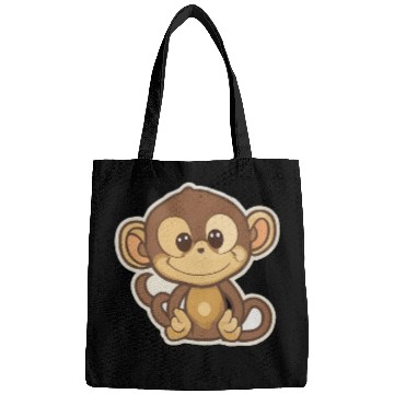 Discover Monkey cartoon animal Bags
