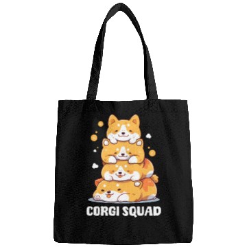 Discover Corgi Mom Dad Corgi Squad Bags