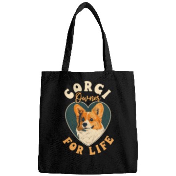 Discover Corgi Mom Dad Corgi Owner For Life Bags