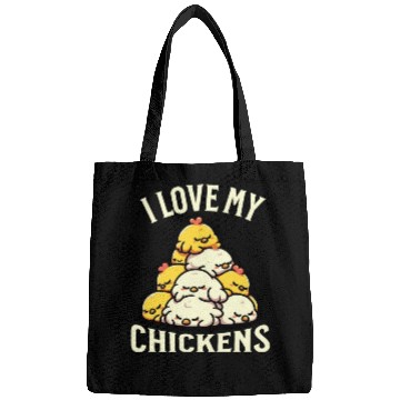 Discover I Love My Chickens Bags