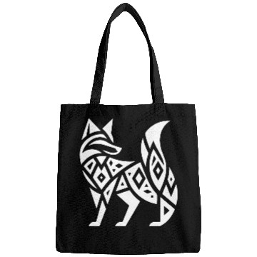 Discover Elegant Fox In T Tattoo Style Bags