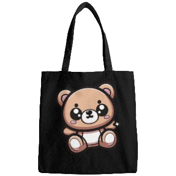 Discover Cute Kawaii Teddy Bear 1 Bags