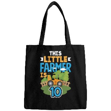 Discover 10th Birthday Tractor 10 Years Birthday Boy Bags