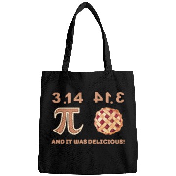 Discover pie it was delicious pie day funny Bags