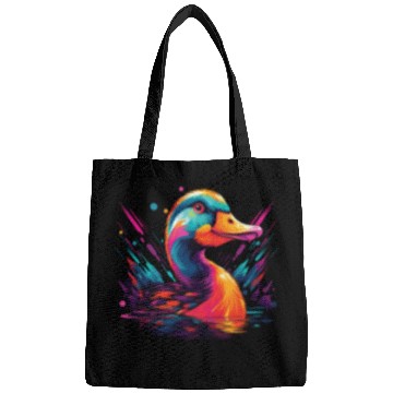 Discover Watercolor Colorful Alpaca Colorful Animals Bags