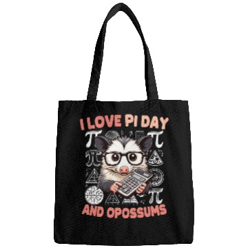 Discover Pi Day Opossum Bags