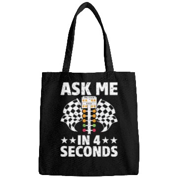 Discover Funny Drag Racing Drag Racer Bags