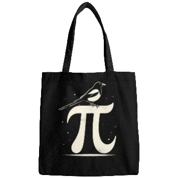 Discover Magpie Symbol Pi Day Minimal Math Bird Watching Bags