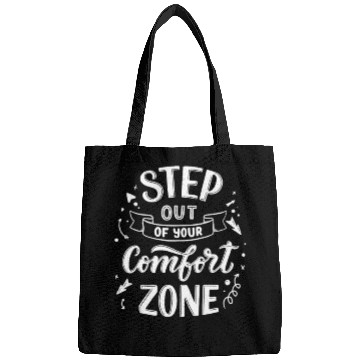 Discover Black White Modern Typography Bags