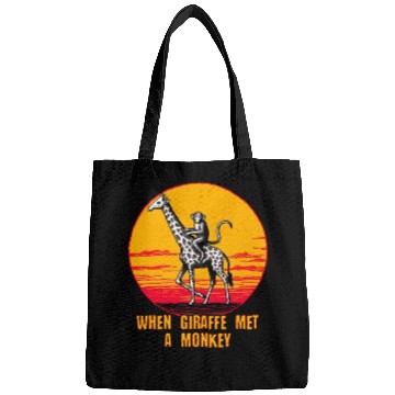 Discover When Giraffe Met a Monkey Bags