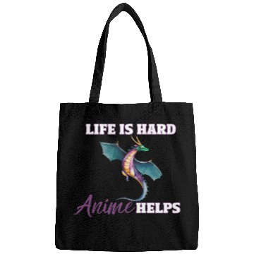 Discover Life is Hard, Anime Helps Bags