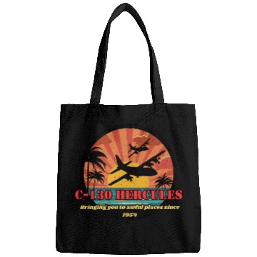 Discover Bringing you to awful places - C-130 Hercules Bags