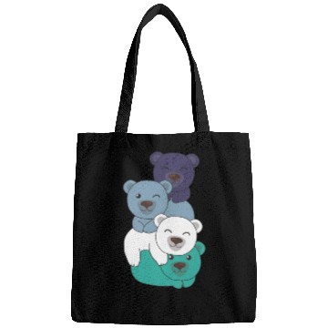 Discover Oriented Aroace Flag Pride Lgbtq Cute Bear Bags